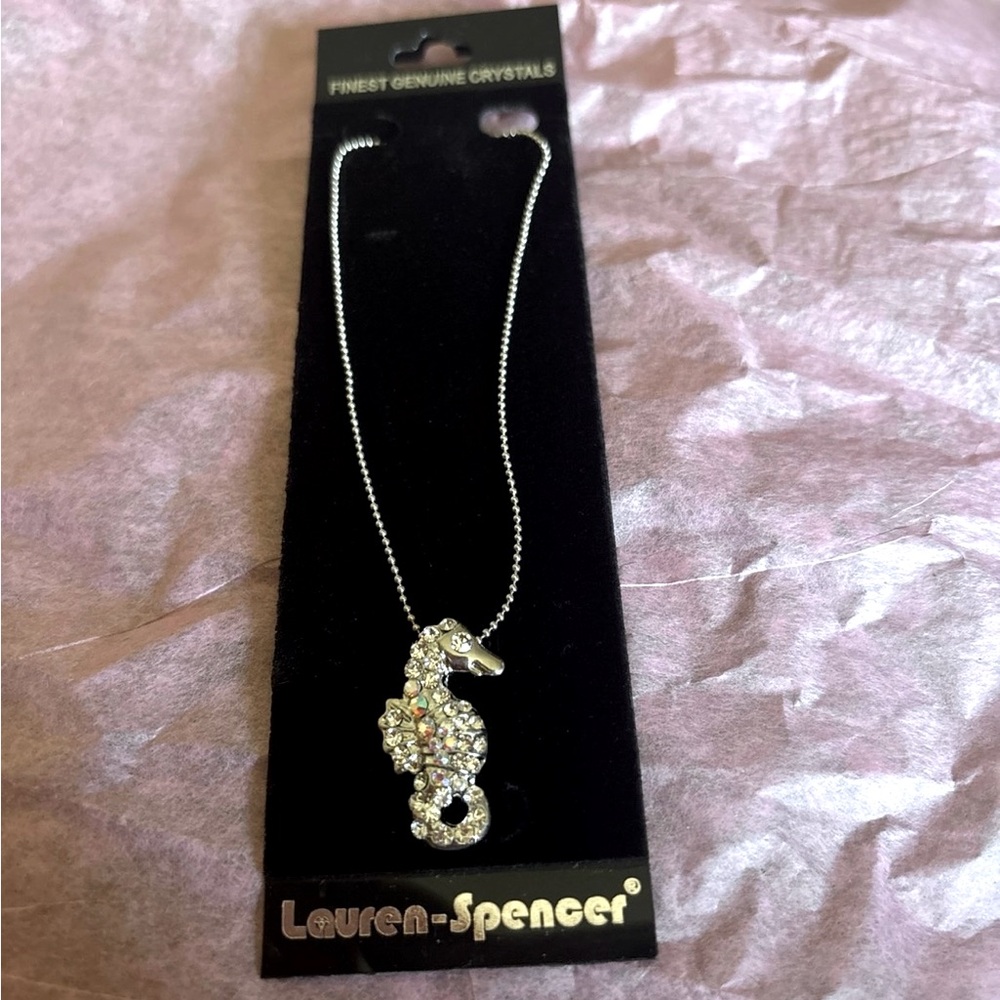 Silver Seahorse Necklace